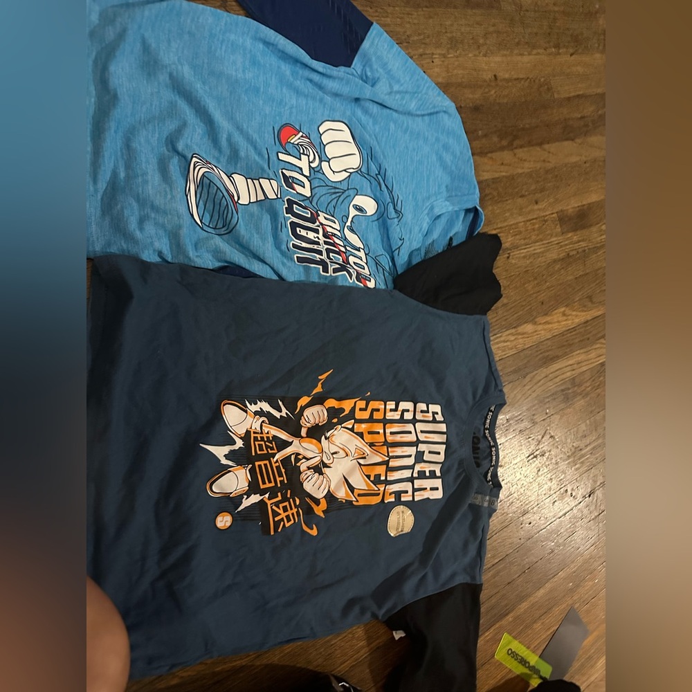 Sonic kid t shirts